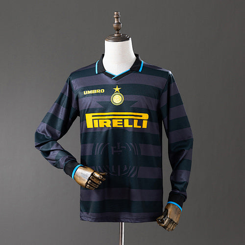 Inter Milan 1997/98 Third Away Long Sleeve Retro Jersey Fan Version