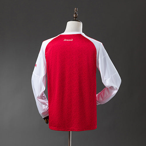 Arsenal 2025/26 Home Long Sleeve Jersey Fan Version