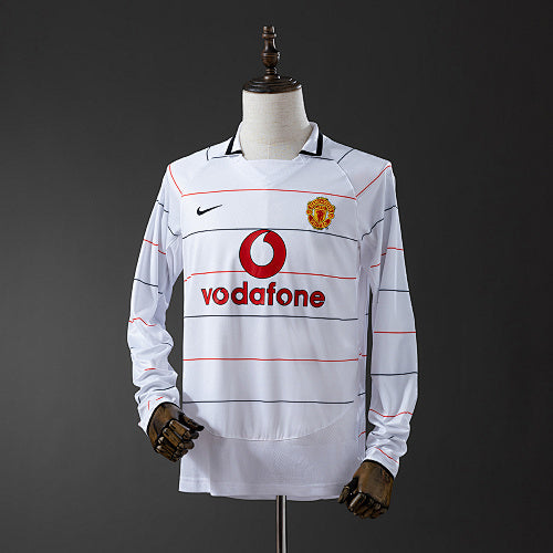 Manchester United 2003/05 Away Long Sleeve Retro Jersey Fan Version