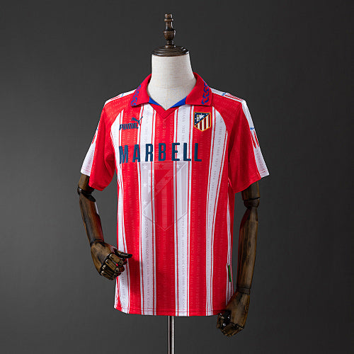 Retro Atletico Madrid 1995/96 Home Jersey Fan Version