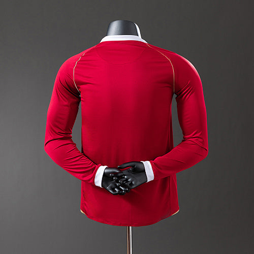 Manchester United 2006/07 Home Long Sleeve Player Version Retro Jersey