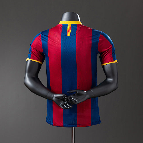 Barcelona 2010/11 Home Long Sleeve Player Version Retro Jersey
