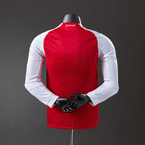 Arsenal 2025/26 Home Long Sleeve Player Version Jersey