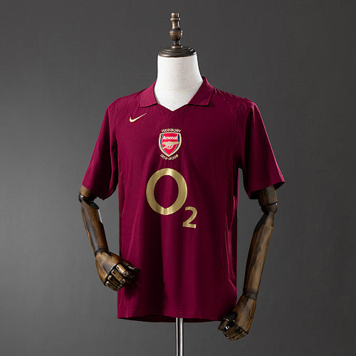Retro 2005/06 Arsenal Home Jersey Fan Version