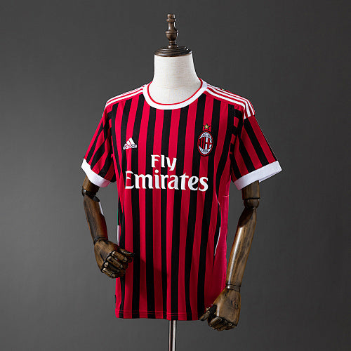 Retro 2011/12 AC Milan Home Jersey Fan Version