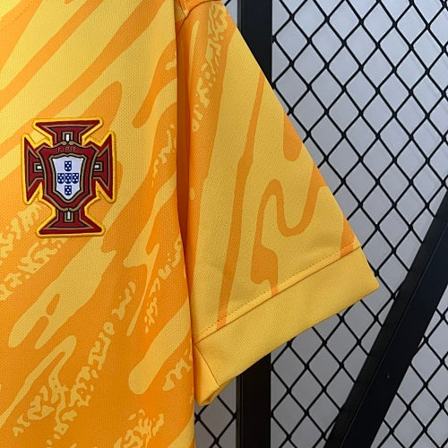 2024 Goalkeeper Portugal Yellow Fan Version