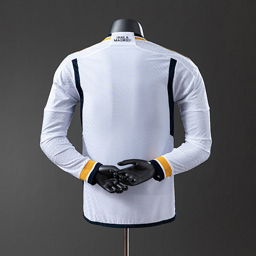 Real Madrid 2023/24 Home Long Sleeve Player Version Jersey