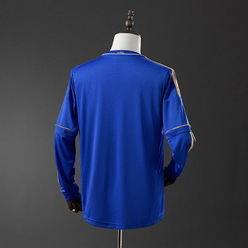 Retro Long Sleeve Chelsea 2012/13 Home Jersey Fan Version