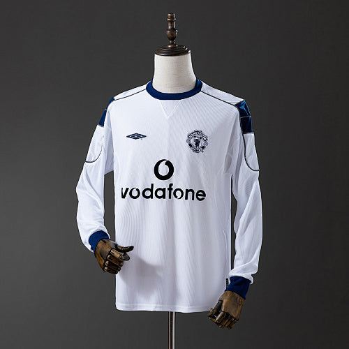 Manchester United 2000/01 Away Long Sleeve Retro Jersey Fan Version