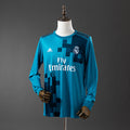 Retro Real Madrid 2017/18 Long Sleeve Third Away Jersey