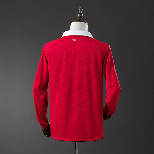 Manchester United 2010/11 Home Long Sleeve Retro Jersey Fan Version