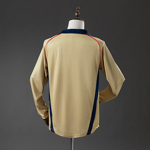 Arsenal 2001/02 Away Long Sleeve Retro Jersey Fan Version