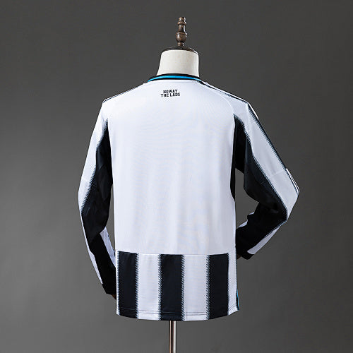 Newcastle United 2025/26 Home Long Sleeve Jersey Fan Version