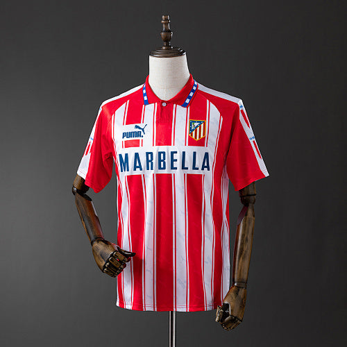 Retro Atletico Madrid 1994/95 Home Jersey Fan Version