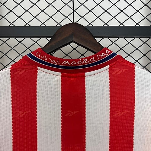 Retro Atletico Madrid 1998/99 Home Jersey Fan Version
