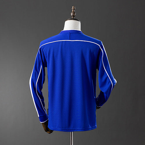 Brazil 1998 Away Retro Long Sleeve Jersey Fan Version