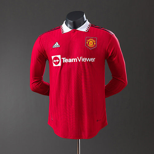 Manchester United 2022/23 Home Long Sleeve Player Version Retro Jersey