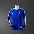 Brazil 1998 Away Retro Long Sleeve Jersey Fan Version