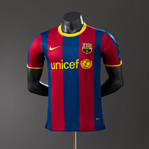 Barcelona 2010/11 Home Long Sleeve Player Version Retro Jersey