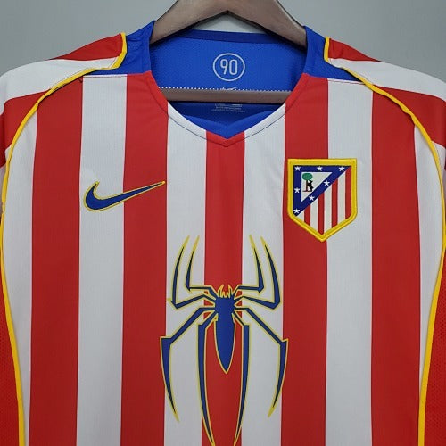 Retro Atletico Madrid 2004/05 Home Jersey Fan Version
