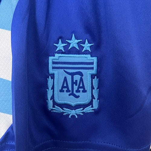 2024 Kids Argentina Away Jersey Kit Fan Version