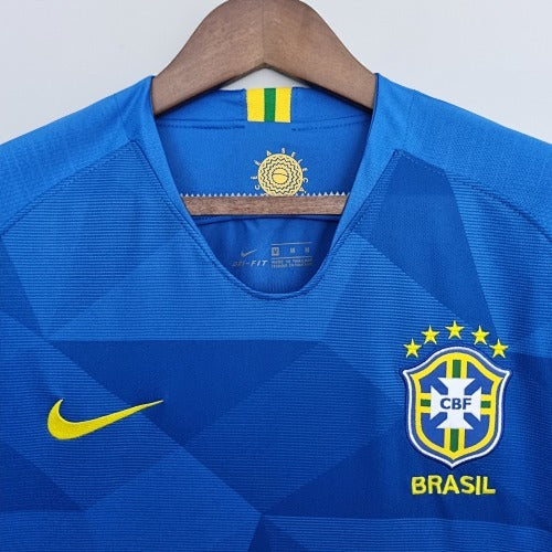 2018 Brazil Away Jersey Fan Version