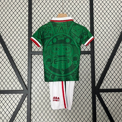 Kids Mexico 1998 Home Jersey Kit