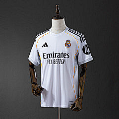 2025/26 Real Madrid Home Jersey Fan Version