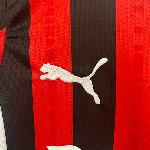 2024/25 Kids AC Milan Home Jersey Kit Fan Version