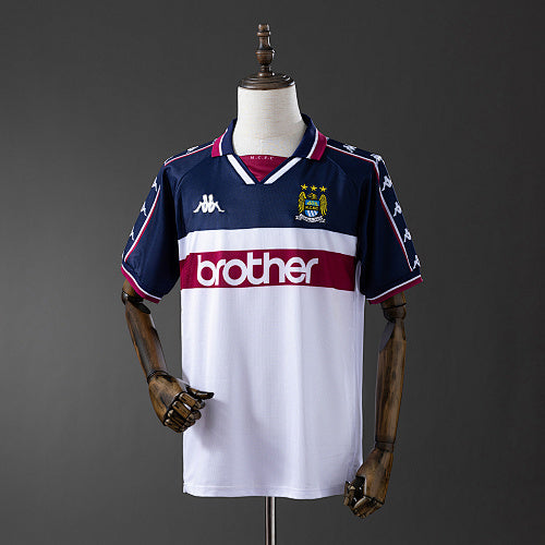 Retro Manchester City 1997/98 Away Jersey Fan Version