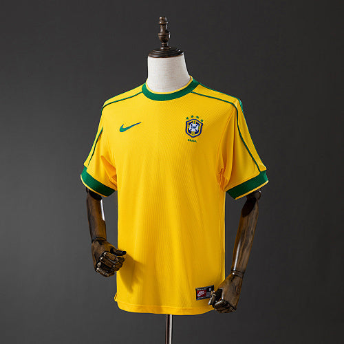 Retro Brazil 1998 Home Jersey Fan Version