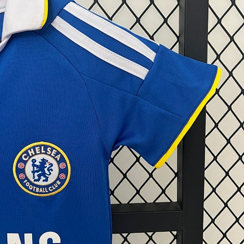 Kids Chelsea 2008/09 Champions League Home Jersey Kit Fan Version