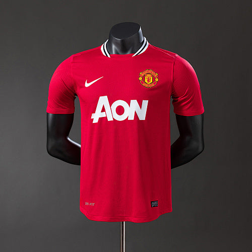 Manchester United 2011/12 Player Version Retro Home Jersey