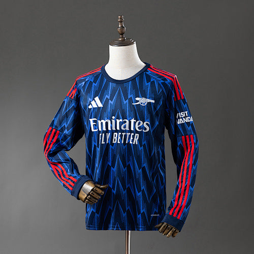 Arsenal 2025/26 Away Long Sleeve Jersey Fan Version