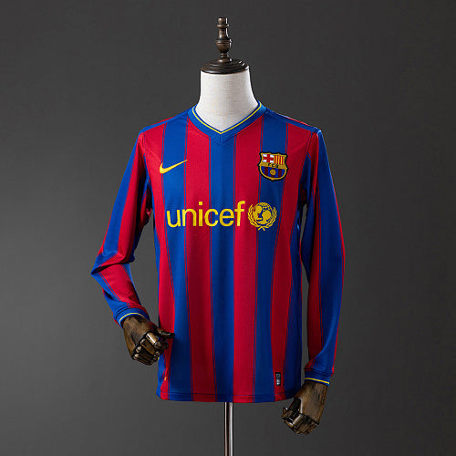 Barcelona 2009/10 Home Long Sleeve Retro Jersey