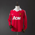 Manchester United 2010/11 Home Long Sleeve Retro Jersey Fan Version