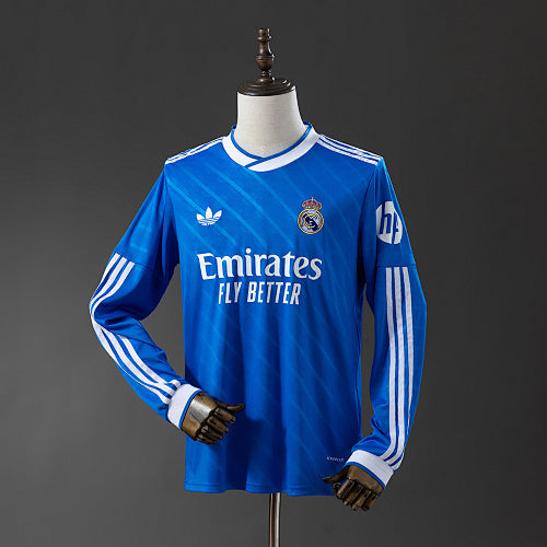 Real Madrid 2025/26 Third Away Long Sleeve Jersey Fan Version