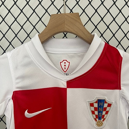 2024 Kids Croatia Home Jersey Kit Fan Version
