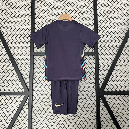 2024 Kids England Away Jersey Kit Fan Version