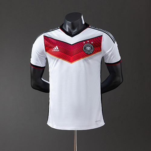 Germany 2014 Home Player Version Retro Jersey