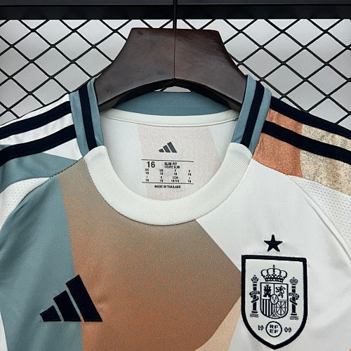 2025 Kids Spain Away Jersey Kit Fan Version