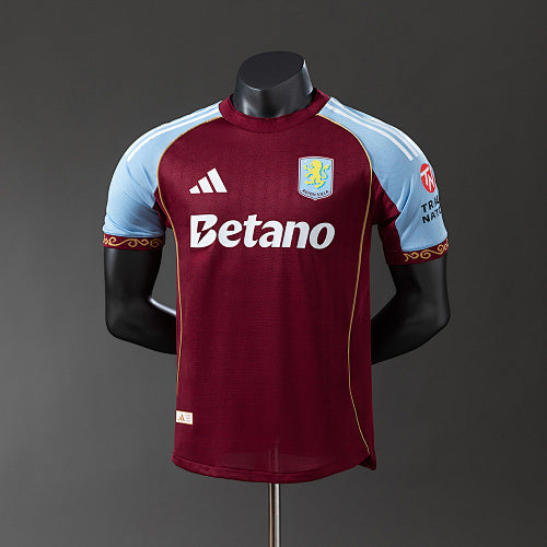2025/26 Aston Villa Home Jersey Player Version