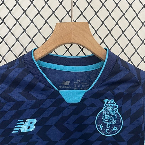 2024/25 Kids Porto Third Away Jersey Kit Fan Version