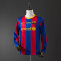 Barcelona 2010/11 Home Champions League Edition Long Sleeve Retro Jersey