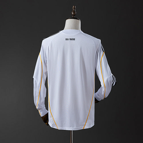 Retro Real Madrid 2009/10 Long Sleeve Home Jersey