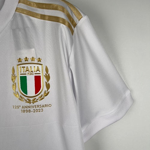 2023 Italy 125th Anniversary White Jersey Fan Version