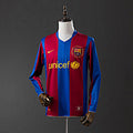 Retro 2007/08 Barcelona Long Sleeve Home Jersey