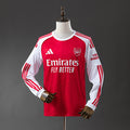 Arsenal 2025/26 Home Long Sleeve Jersey Fan Version