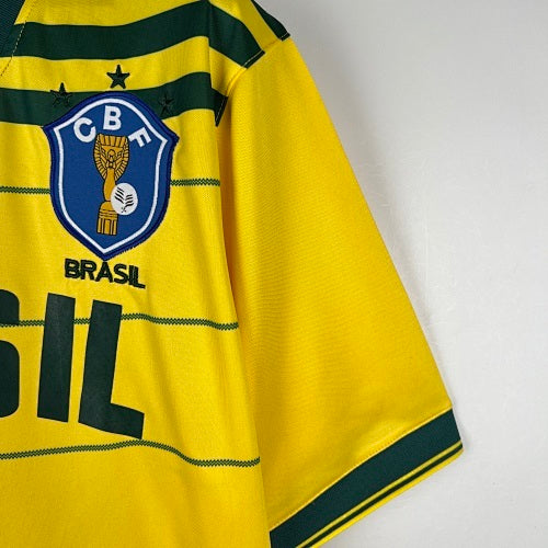 Retro Brazil 1984 Home Jersey Fan Version