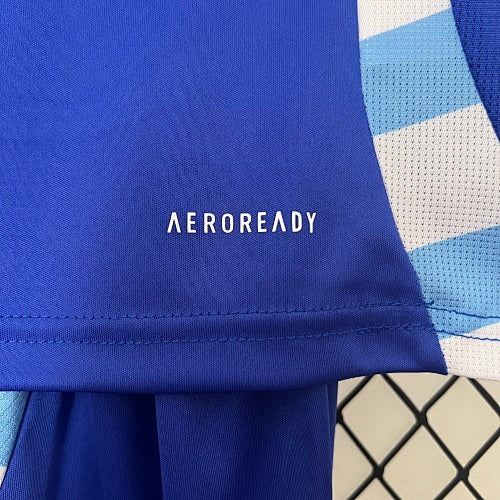 2024 Kids Argentina Away Jersey Kit Fan Version